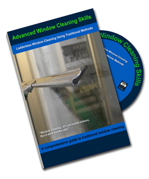 Advanced Window Cleaning Skills - Ladderless window cleaning using traditional methods
